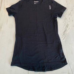 Black Reebok fitness top. Size small